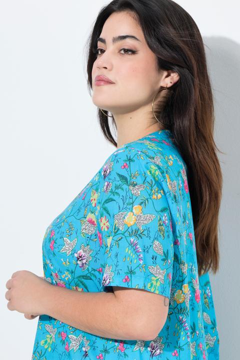 Actual product image Angel of Style Tunic, A-line, floral pattern, half sleeve (60)