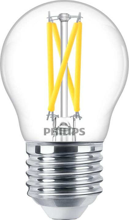 Philips Professional LED Tropfenlampe Birne E27 2,5 Watt klar warmweiss DIMMBAR (E27, 340 lm, 1 x)
