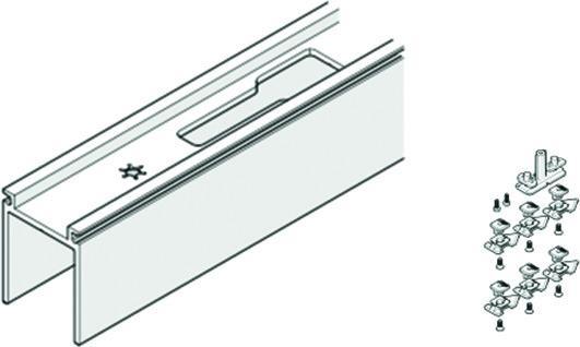 HAWA Aufnahmeprofil für Laufschiene