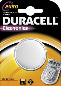 Actual product image Duracell Electronics 2450 (1 pcs., CR2450, 560 mAh)