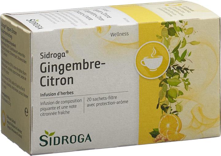 Produktbild Sidroga Wellness Ingwer-Zitrone Tee Beutel (40 g)