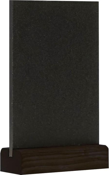 Europel Kreidetafel Tischaufsteller, DIN A6 hoch, schwarz