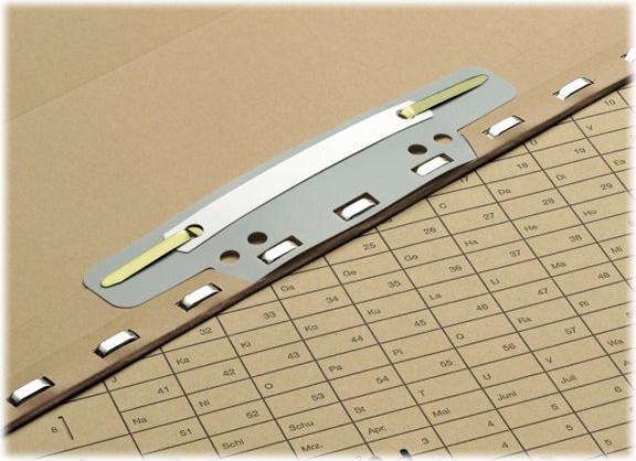 Actual product image Elba Stapling strips, PVC, 37 x 150 mm, white 100 pieces