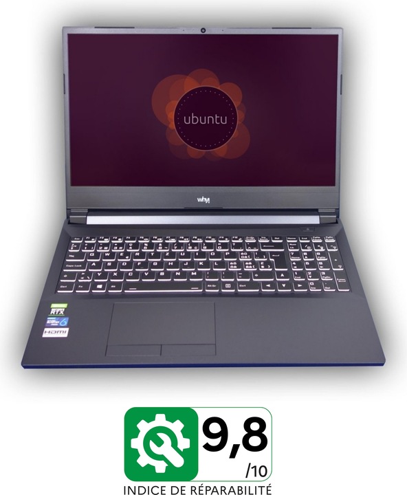 Produktbild Why! Laptop NH57ADS Ryzen 7 XL Linux (AMD Ryzen 7 3700X, 64 GB, 3000 GB, CH)