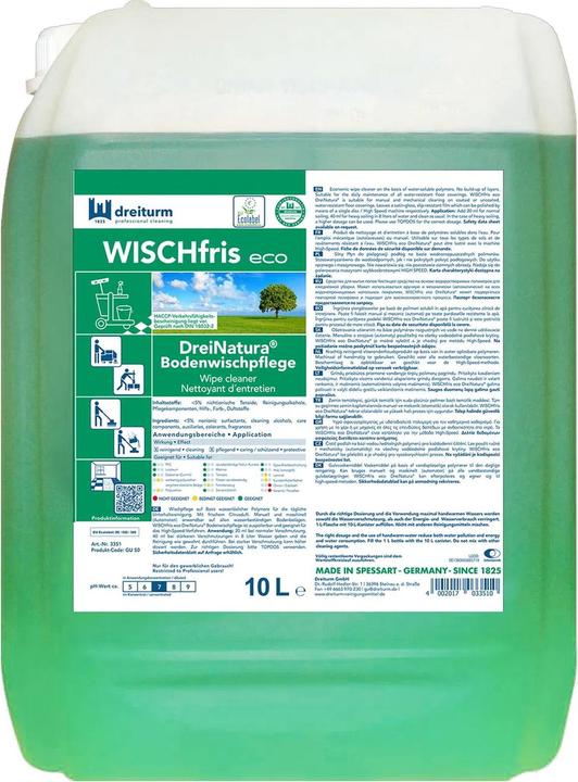 Produktbild Dreiturm WISCHfris eco | DreiNatura Bodenwischpflege
