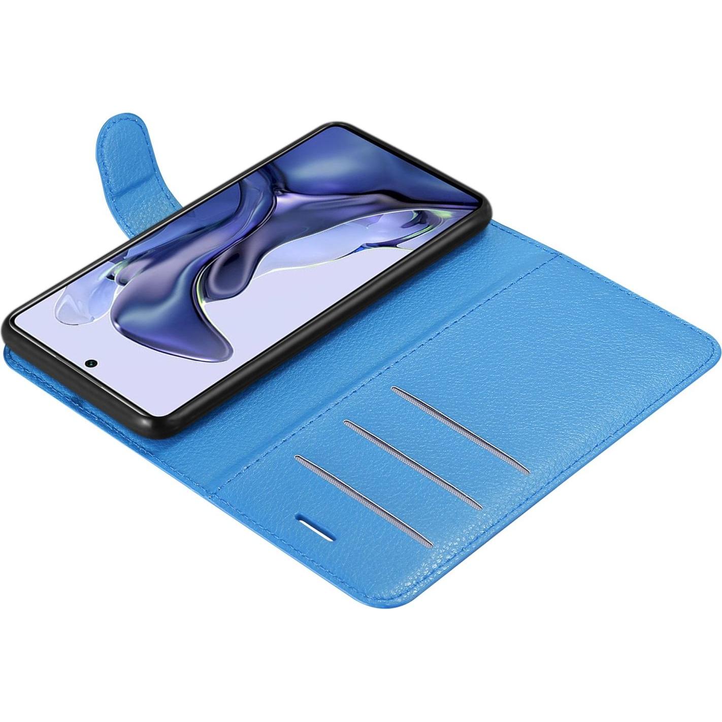 Thumbnail - Cadorabo Book Stand Hülle für Xiaomi 11T / 11T PRO (Xiaomi 11T), Smartphone Hülle, Blau