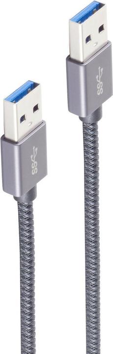 Actual product image Shiverpeaks ®-BASIC-S--USB A-A cable--USB-A connection cable, 3.2 Gen 2, Pro, 1m (1 m, USB 3.2 Gen 2)
