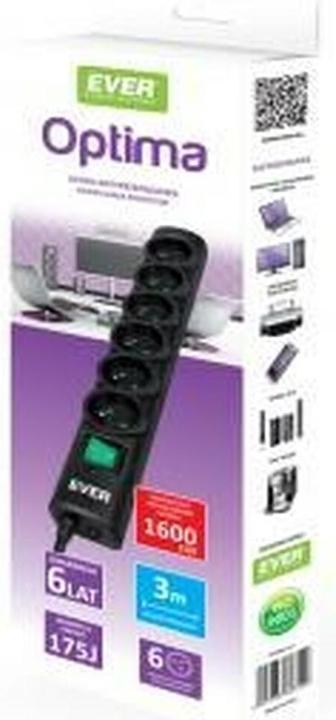 Immagine prodotto Ever Protezione dalle sovratensioni OPTIMA (6x, CEE 7/5, 3 m)