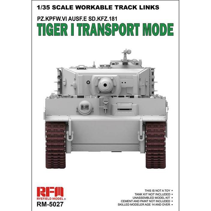 Thumbnail - Rye Field Model TIGER I Transport Workable Track Links PZ.KPFW.VI AUSF.E.SD.KFZ.181