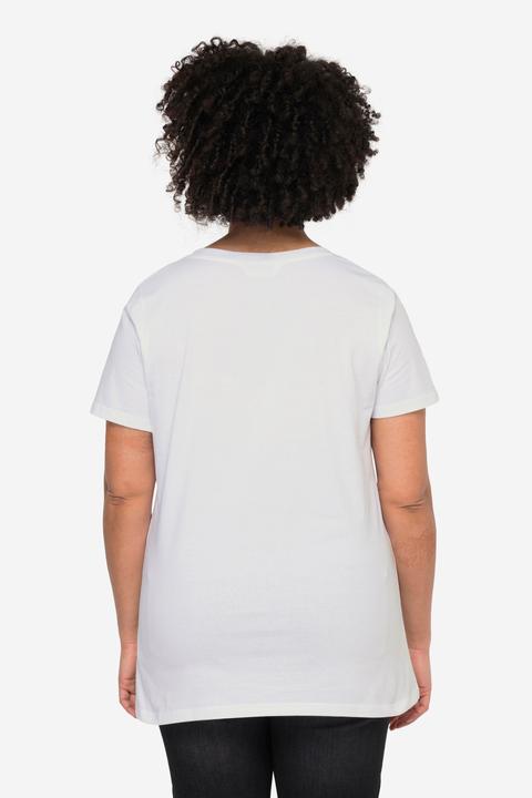 Actual product image Angel of Style Half-Sleeve Crew Neck Llama Pattern T-Shirt (50)
