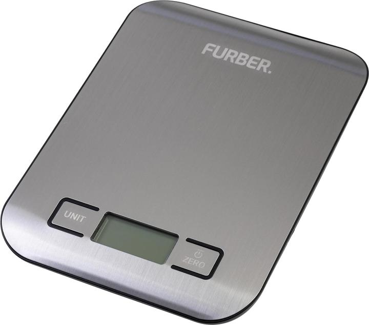 Furber Küchenwaage USB Silber
