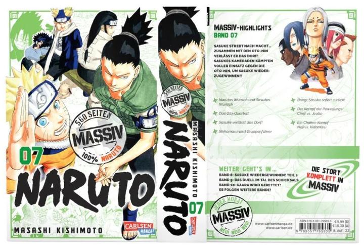 Produktbild NARUTO Massiv 7 (Deutsch, Masashi Kishimoto, 2018)
