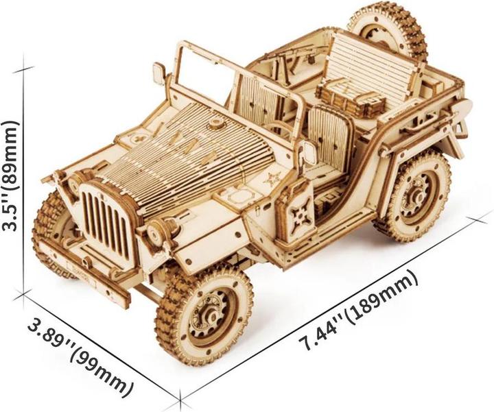 Actual product image Rokr MC701 - Army Field Car