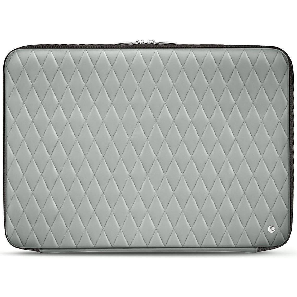 Noreve Lederhülle, Notebooktasche, Grau
