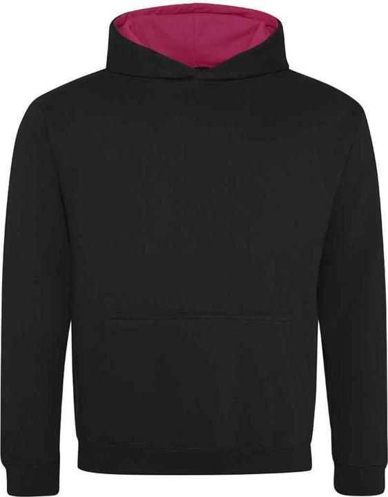 Leuchtend Pink, Samtschwarz