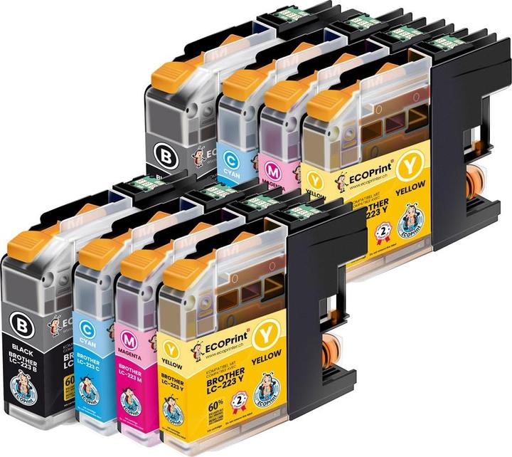 ECOPrint Kompatibel Brother 2xBKCMY LC-223 Pack (CMYK)