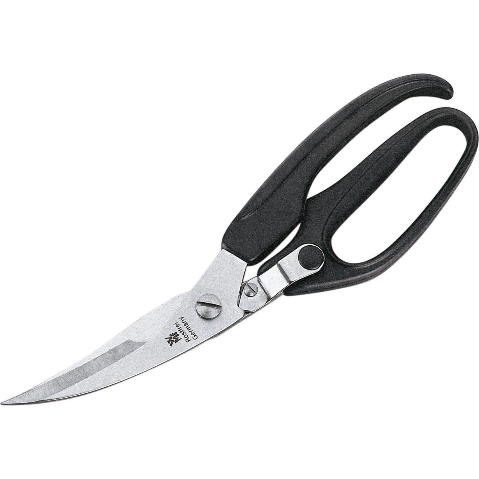 WMF Geflügelschere mit Knochenbrecher 24,5cm Edelstahl Sicherheitsverschluss, Küchenschere, Silber