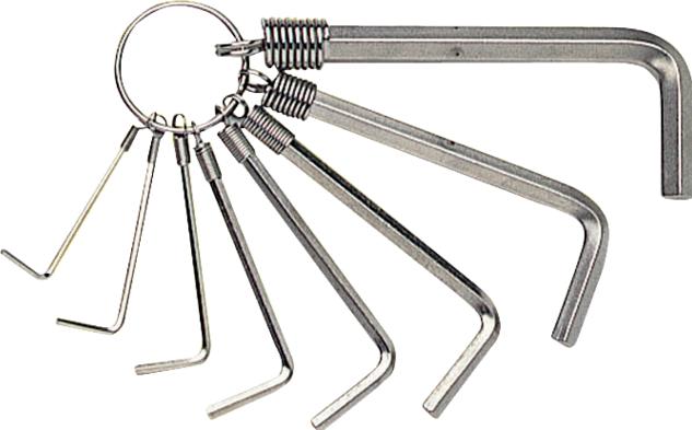 Actual product image Irimo Hexagon socket screwdriver set, hexagonal, nickel-plated, 8-piece