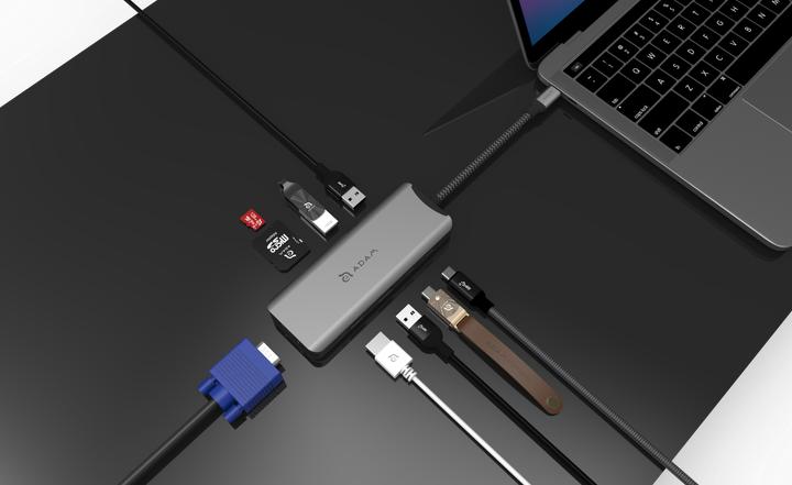 Actual product image Adam Elements Casa Hub A09 (USB-C, 9 ports)