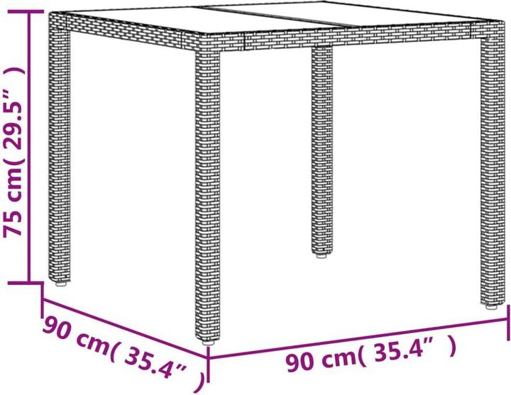 Actual product image vidaXL Kendre (90 cm)