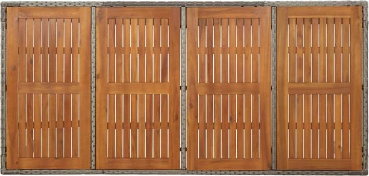 Produktbild vidaXL Gartentisch mit Holzplatte (190 x 90 x 75 cm)