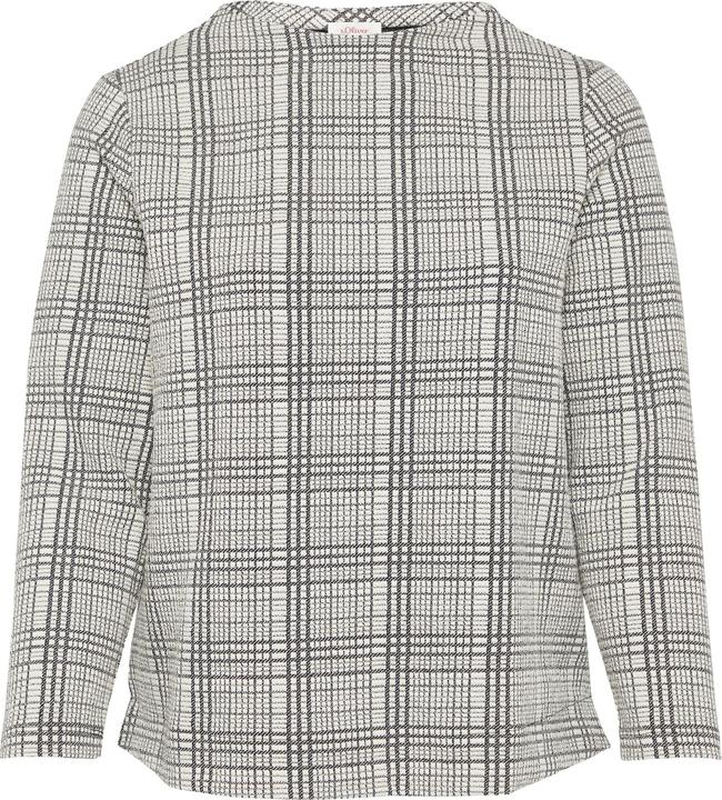 Actual product image S.Oliver Sweatshirt Gemustertes Sweatshirt mit Turtleneck (46)