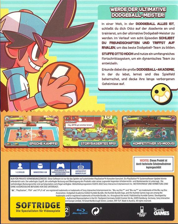 Actual product image Humble Bundle Dodgeball Academia (PS4, DE)