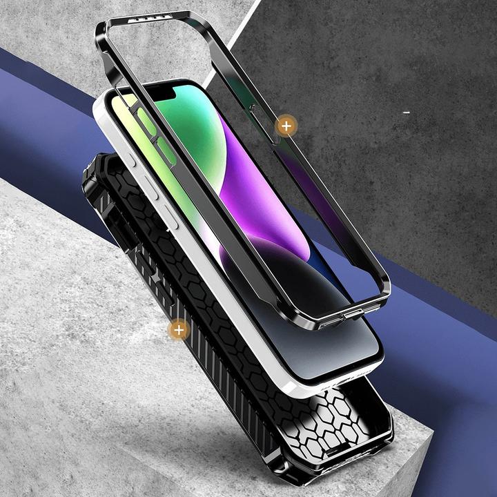 Produktbild Cover-Discount iPhone 15 Pro - Armor Case mit Kickstand schwarz (Apple iPhone 15 Pro)