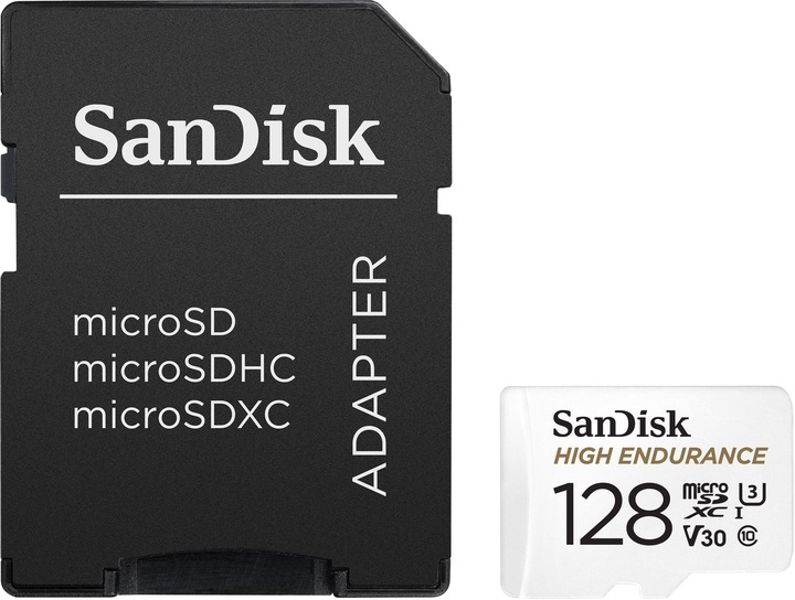 Produktbild SanDisk High Endurance (128 GB, microSDXC, U3, UHS-I)