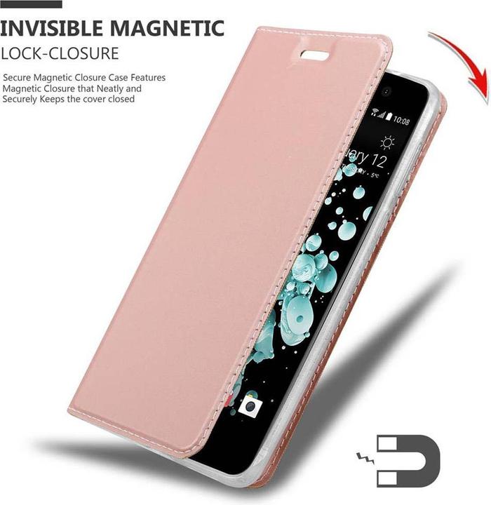 Actual product image Cadorabo Book Classy Style Cover (HTC U Play)