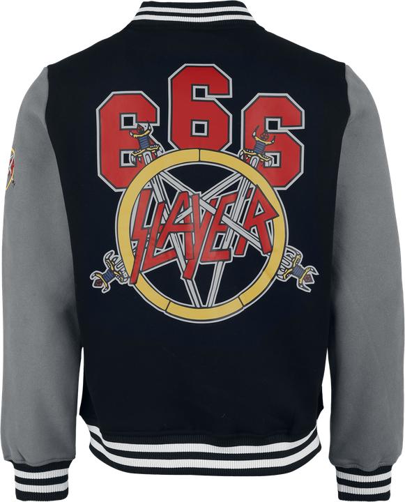 Actual product image Slayer Reign In Blood Varsity Jacket (L, M)