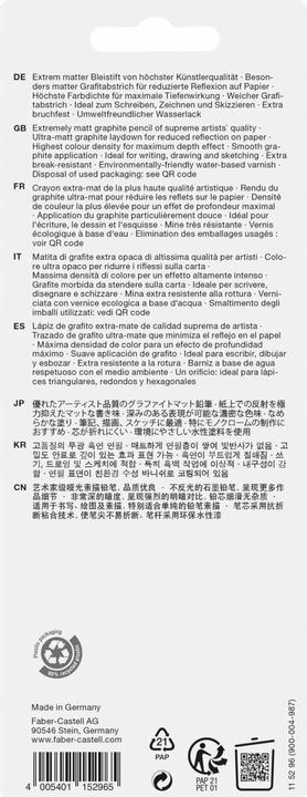 Actual product image Faber-Castell Pitt Graphite Matt (HB, 2B, 4B, 3 x)