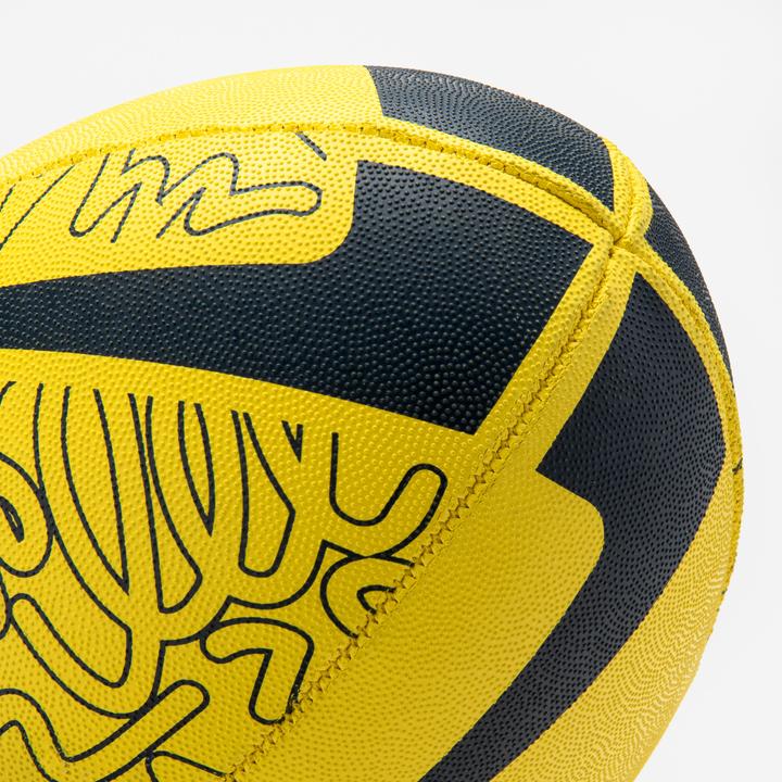 Image du produit Decathlon Kids' Beginner Size 3 Ballon de rugby R100 - Jaune