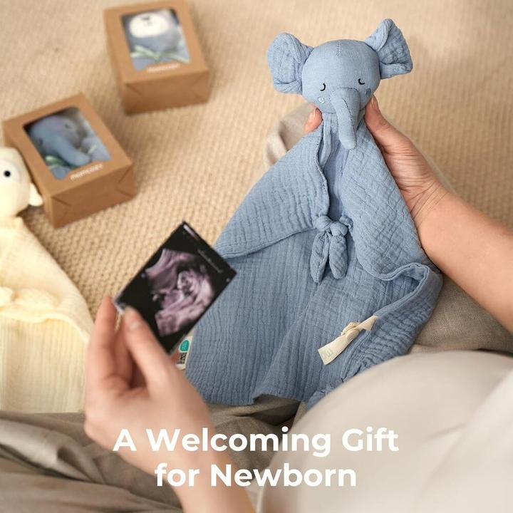 Image du produit Momcozy Elefant Schmusetuch BLU