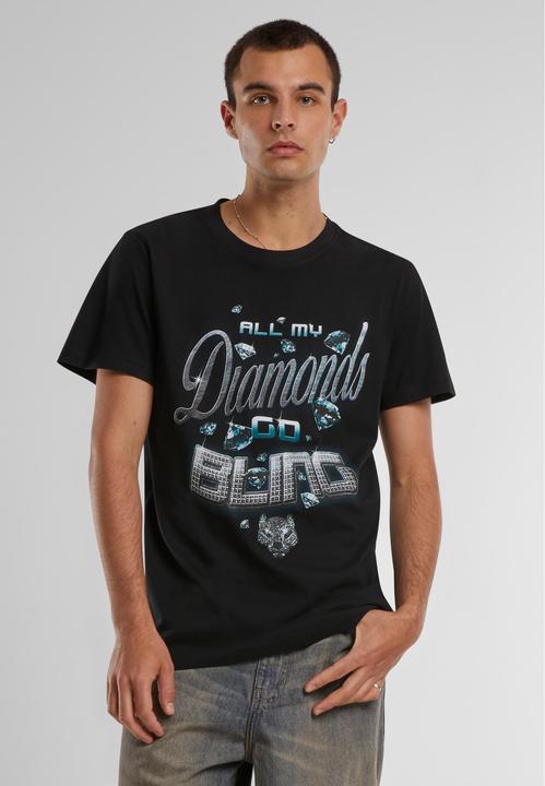 Produktbild Mister Tee Diamonds Go Bling Tee - 89291 (L)