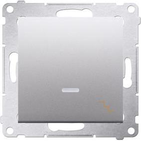Kontakt DW6AL.01/43, Taster + Schalter, Silber