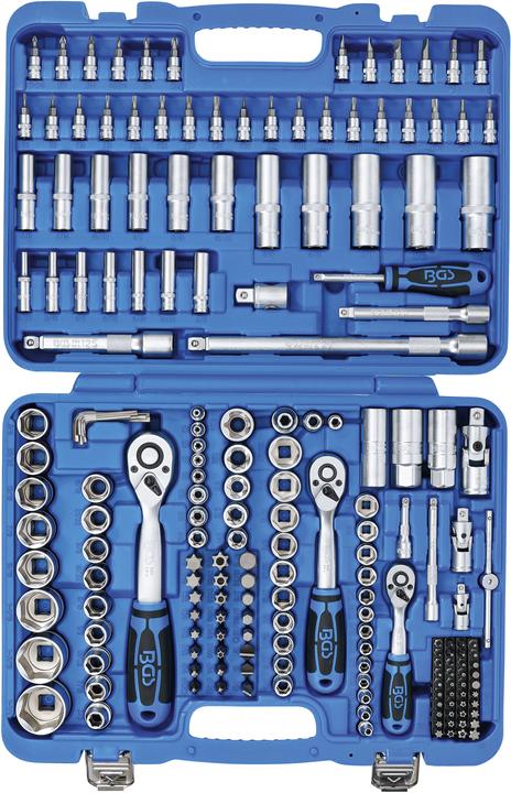 Image du produit BGS Jeu de clés à douille (3/8", 1/4", 1/2")