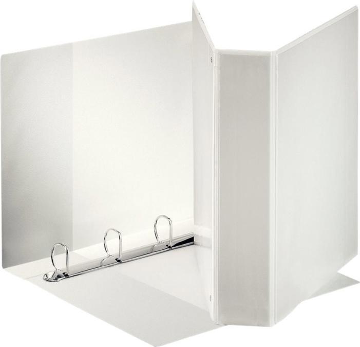 Immagine prodotto Leitz Raccoglitore ad anelli di presentazione Esselte standard, A4 extra largo, bianco 4 anelli a D (A4, 90 mm, 1 pz.)