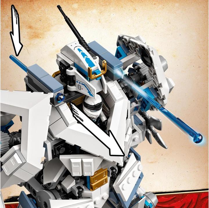 Produktbild LEGO Zanes Titan-Mech (71738, LEGO Ninjago)