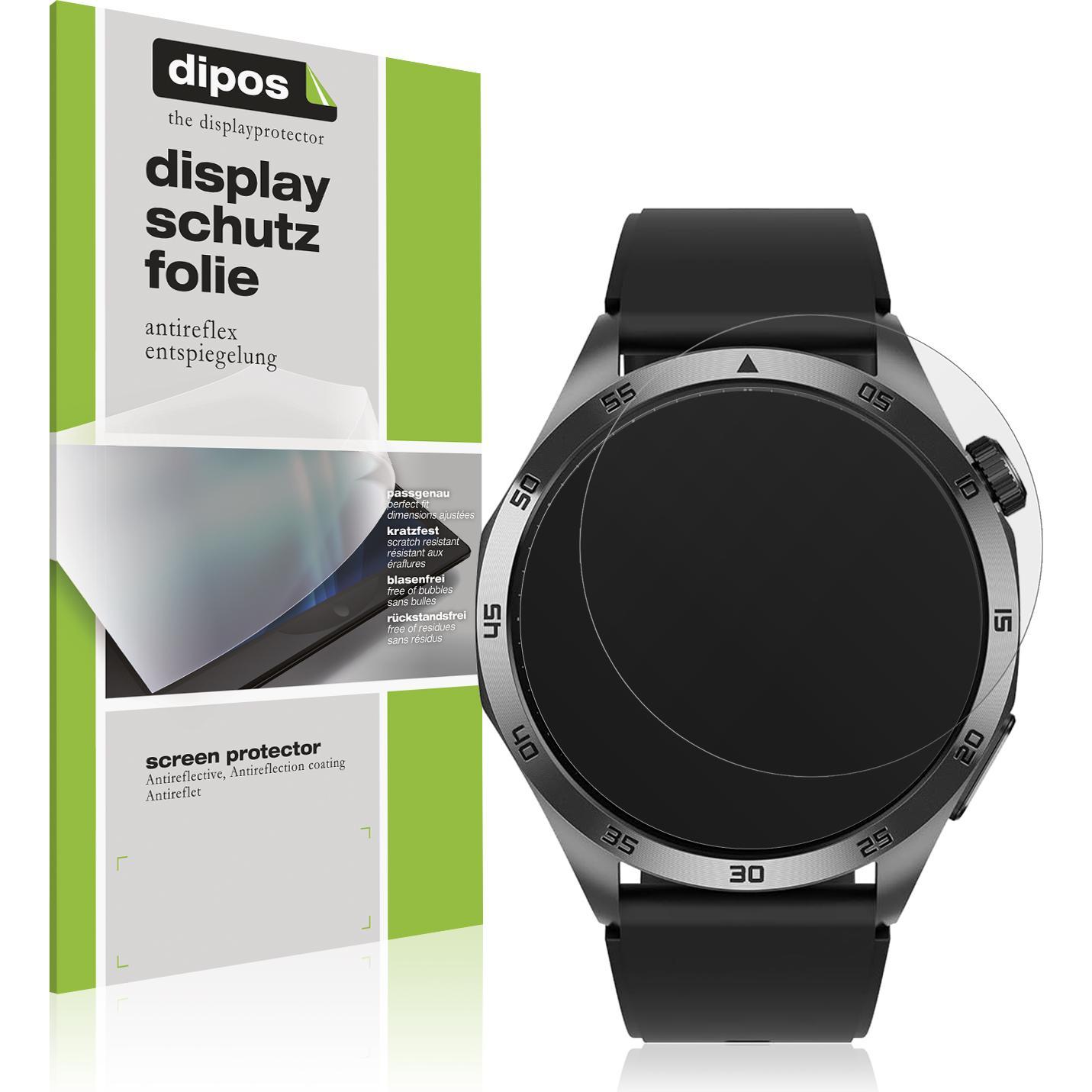 Dipos Schutzfolie Matt für YYKY E02, Smartwatch Schutzfolie, Transparent