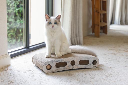 Actual product image Designed by Lotte Karton Kratzspielzeug Suvi (9 cm, Beige)