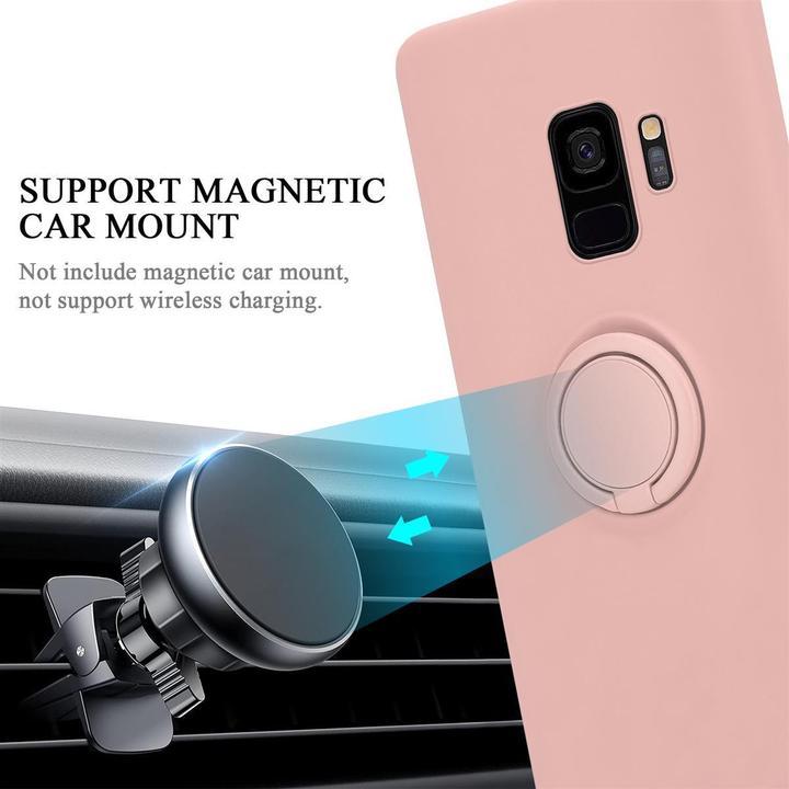 Actual product image Cadorabo TPU Liquid Ring Silicone Case Cover (Samsung Galaxy S9+)