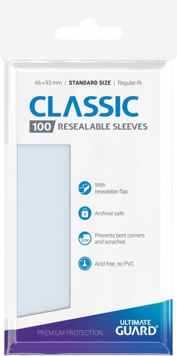 Produktbild Ultimate Guard Classic Resealable Sleeves