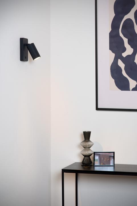 Immagine prodotto Lucide CLUBS - Faretto da parete - 1xGU10 - Nero 09239/11/30