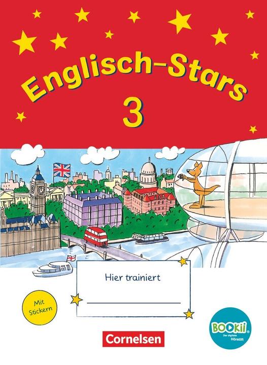 Produktbild English stars 3rd grade. TING edition. Exercise book with solutions (Englisch, Barbara Gleich, Britta Schöpe, Irene Reindl, Katrin Schmidt, 2013)