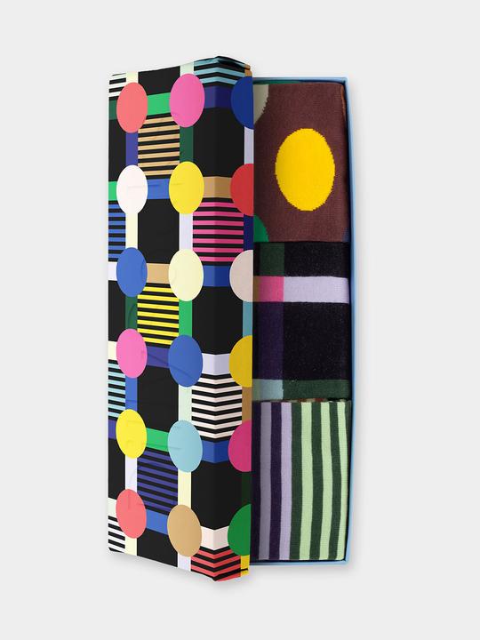 Produktbild DillySocks Geo Trio (3er Box) (3er Pack, 36 - 40)