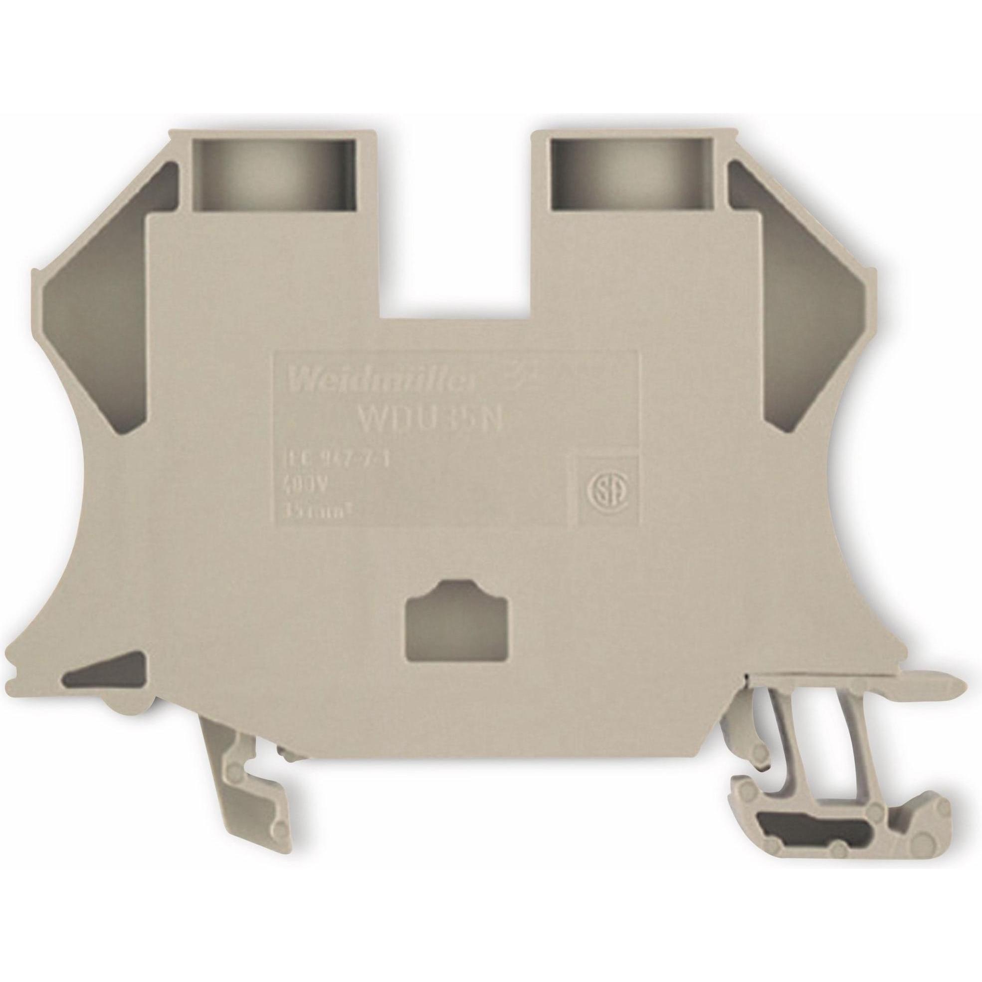 Weidmüller Durchgangsklemme, Elektronikzubehör + Gehäuse, Beige