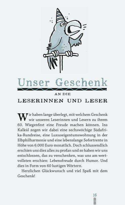 Produktbild Das böse Buch zum 60 (Deutsch, Roger Schmelzer, 2018)