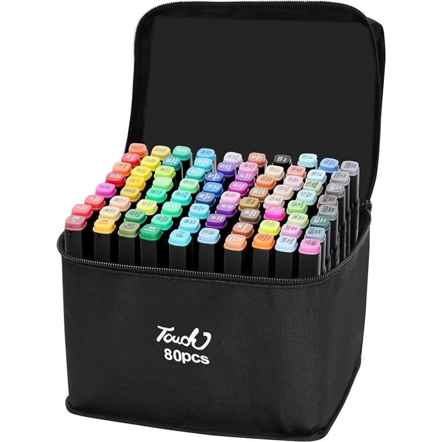 Extralink, Marker, MARKERY 80SZT (Mandel, Schwarz, Aqua, Blauviolett, Karmin, Burgund, Anthrazit, Braun, Gemischte Farbe...