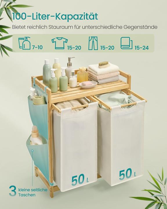 Image du produit Songmics Panier à linge (100 l)